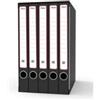 REXEL Gruppo registratori Sestetto - 23 x 33 cm - con 6 cartelle ad anelli - dorso 23 cm - grigio - Rexel (unità vendita 1 pz.)