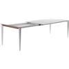 HORM tavolo allungabile rettangolare BOLERO con piano in Fenix bianco - EFBNB88X131+80