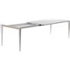 HORM tavolo allungabile rettangolare BOLERO con piano in Fenix bianco - EFBRB98X131+80