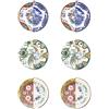 SELETTI set da 6 piatti da dessert HYBRID Vladrada + Zoe + Eudossia - 2x09701+2x09702+2x09703