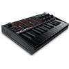 Akai Professional MPK Mini MK3 - Tastiera MIDI Controller USB a 25 Tasti con 8 Drum Pad Retroilluminati, 8 Manopole, Software e Native Instruments Sound Package (NKS Integration), Colore Nero