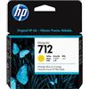 3ED69A Cartuccia HP 712 Giallo 29 ml
