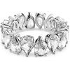 Swarovski Matrix Vittore Collezione Anello, Bianco, Matrix Vittore Drop Cut Ring, 55