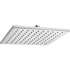 Damast - Soffione 25*25 quadro ottone cromato Saturno