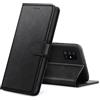 Lanhiem Cover Compatibile con Samsung Galaxy A51,Cover a Libro Samsung A51 Magnetica,Custodia in Pelle A51,Flip Libro Silicone TPU Bumper Portafoglio Skin Morbida Fondina Antiurto Caso per A51,Nero
