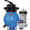 Mauk 1601 Sistema di filtraggio a sabbia 90 W con distributore di cloro e kit di test, 12 L