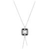 Ceranity - Collana in Argento Sterling con ossido di zirconio, Argento Sterling, Ossido di zirconio