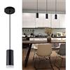 Hobaca 12W Modern LED Cilindrico Acrilico Faretti da soffitto Illuminazione dell'isola Lampada a sospensione Downlight per lampade da cucina soggiorno bar cucina