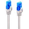 Ewent EW-5U-005 - Cavo di Rete, Patch CAT 5e U/UTP, AWG 26/7, 2 Connettori RJ67, Grigio, 0,5 m, 1 Pezzo