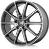 Cerchi in lega Rc Design RC32 7.5x17 Himalaya Grey Voll-Poliert (HGVP)