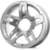 Cerchi in lega Rc Design RC33X 5.5x15 Kristallsilber (KS)