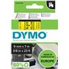 DYMO Nastro D1 standard 409180 - 9 mm x 7 mt - PL - nero-giallo - Dymo (unità vendita 1 pz.)