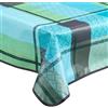 Nydel Tovaglia Palm Azur anti macchia, rivestimento acrilico (quadrata 160 x 160 cm)
