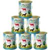 Dehner Best Nature - Alimento Leggero per Cani in sovrappeso, per Cani in sovrappeso, bovini, zucchine, 6 barattoli da 800 g (4,8 kg)