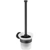 WENKO DIE BESSERE IDEE Porta scopino WC Bosio, Acciaio Inox antiruggine, Opaco, 10 x 35 x 14 cm