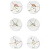 SELETTI set da 6 piatti piani KINTSUGI - 2x09611+2x09612+2x09613