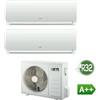 Kukyr Condizionatore Climatizzatore Kukyr Dual Split Inverter Serie Summer R-32 9000+12000 BTU Con MULTI18-OUT