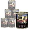 Dehner Wild Nature Heidetal, cibo umido senza cereali, per cani adulti, agnello, 6 barattoli da 800 g (4,8 kg)