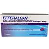 UPSA Efferalgan Influenza e Raffreddore 500mg + 4mg, 16 compresse