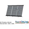 SISTEMA DI RISCALDAMENTO ACQUA PISCINA CON PANNELLI SOLARI IN MATERIALE POLIMERICO - 3 VERSIONI PER PISCINE DA 4X8 A 6X12 MT