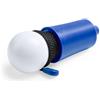 eBuyGB - Lampadina portatile con cavo di tiraggio su una corda, batteria per esterni, stile retrò, illuminazione a LED, per garage, giardino, loft campeggio, colore: blu