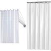 Sealskin Set combinato per tenda da doccia e tenda da doccia Madeira, bianco, 180 x 200 cm