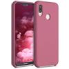 kwmobile Custodia Compatibile con Huawei P20 Lite Cover - Back Case per Smartphone in Silicone TPU - Protezione Gommata - rosa scuro