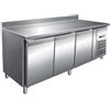 Forcar Tavolo Refrigerato Gastronomia Positivo Forcar - 3 Porte GN1/1 - con Alzatina