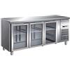 Forcar Tavolo Refrigerato Gastronomia Positivo Forcar - 3 Porte Vetro GN1/1