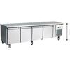 Forcar Tavolo Refrigerato Gastronomia Positivo Forcar - 4 Porte GN1/1 - Altezza 65 cm