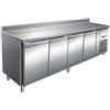 Forcar Tavolo Refrigerato Gastronomia Negativo Forcar - 4 Porte GN1/1 - con Alzatina