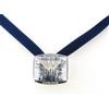 Reflection - Pendente da donna con cristallo di rocca, argento sterling 925 e tessuto, 195 mm, cod. 69 30819 01 500