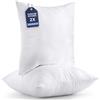 Utopia Bedding Set di 2 Cuscini, 50 x 50 cm Imbottitura per Cuscini, Cuscini Divano, Cuscino Interno (Bianco)
