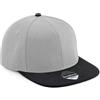 Beechfield Cappellino da rapper Beechfield Original Flat Peak 6 Panels personalizzate o neutre