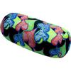 COVERBAGBCN - Cuscino Cilindrico Anti-Stress Relax | Sollievo per Cervicali e Lombari | Riempimento di Perle Confortevoli | Tessuto Morbido al Tatto | Lavabile in Lavatrice | 35x15 cm (Nero con Cuori)
