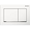 Geberit Plaque de fixation Geberit Omega30, pour rinçage à 2 quantités, 115.080.KJ.1, 115.080.KJ.1, Colorazione: bianco