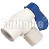 Valvola ad angolo 90° ( P.V.C.) per serbatoio 1/4 x 3/8 (or)
