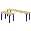 (05) PANCA PER ESERCIZI ALLA SPALLIERA, PIANO IN LEGNO, LUNGHEZZA CM. 60