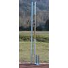 (04) IMPIANTO VOLLEY PALLAVOLO IN ACCIAIO ZINCATO MM 70 CON BUSSOLE
