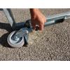 (12V) KIT DI RUOTE PER TRASFORMAZIONE MODULO TRIBUNA DA FISSA A TRASPORTABILE