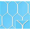 (01) Coppia di RETI CALCIO regolamentari ESAGONALE EXTRA 6mm MT 7,50X2,50