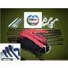 (04) IMPIANTO VOLLEY- BEACH VOLLEY + PALLONE + RETE + NASTRI (IMPIANTO COMPLETO)