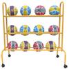 (03) CARRELLO ESPOSITORE PER PALLONI A 3 PIANI PER 12/15 PALLONI
