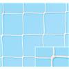 (01) COPPIA RETI CALCIO CAMPIONATO MT. 7,50X2,50 TRECCIA MM 5,8 SENZA NODO