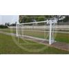 (04) COPPIA PORTE CALCIO A 7 ALLUMINIO M 6x2 TRASPORTABILI MM120x100 SENZA RETI