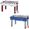 CALCIOBALILLA CALCETTO ROBERTO SPORT BOMBER ASTE RIENTRANTI BLU O BIANCO