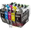 KIT 5 CARTUCCE XL COMPATIBILI CON BROTHER LC3213 NERO+COLORI - NO-NAME