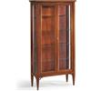 MIlani Home CHRISTAL - credenza con vetrina in legno massello