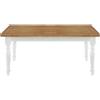 MIlani Home BARRETT - tavolo da pranzo quadrato moderno allungabile a libro in rovere