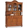 MIlani Home KYLIE - credenza con vetrina in legno massello